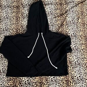Wild Fable Black Cropped Hoodie